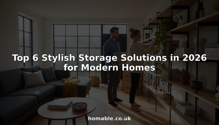 Top 6 Stylish Storage Solutions in 2026 for Modern Homes