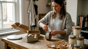 Step-by-step gift box styling for chic home decor gifts