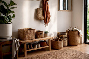 Eight basket storage ideas that actually cut clutter