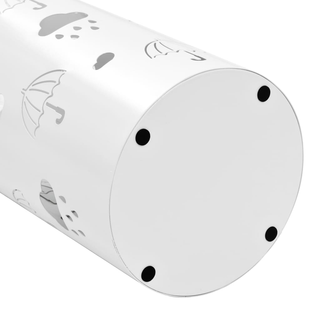 vidaXL Umbrella Stand Vintage Style Metal with Leaves, Umbrellas and Women Designs