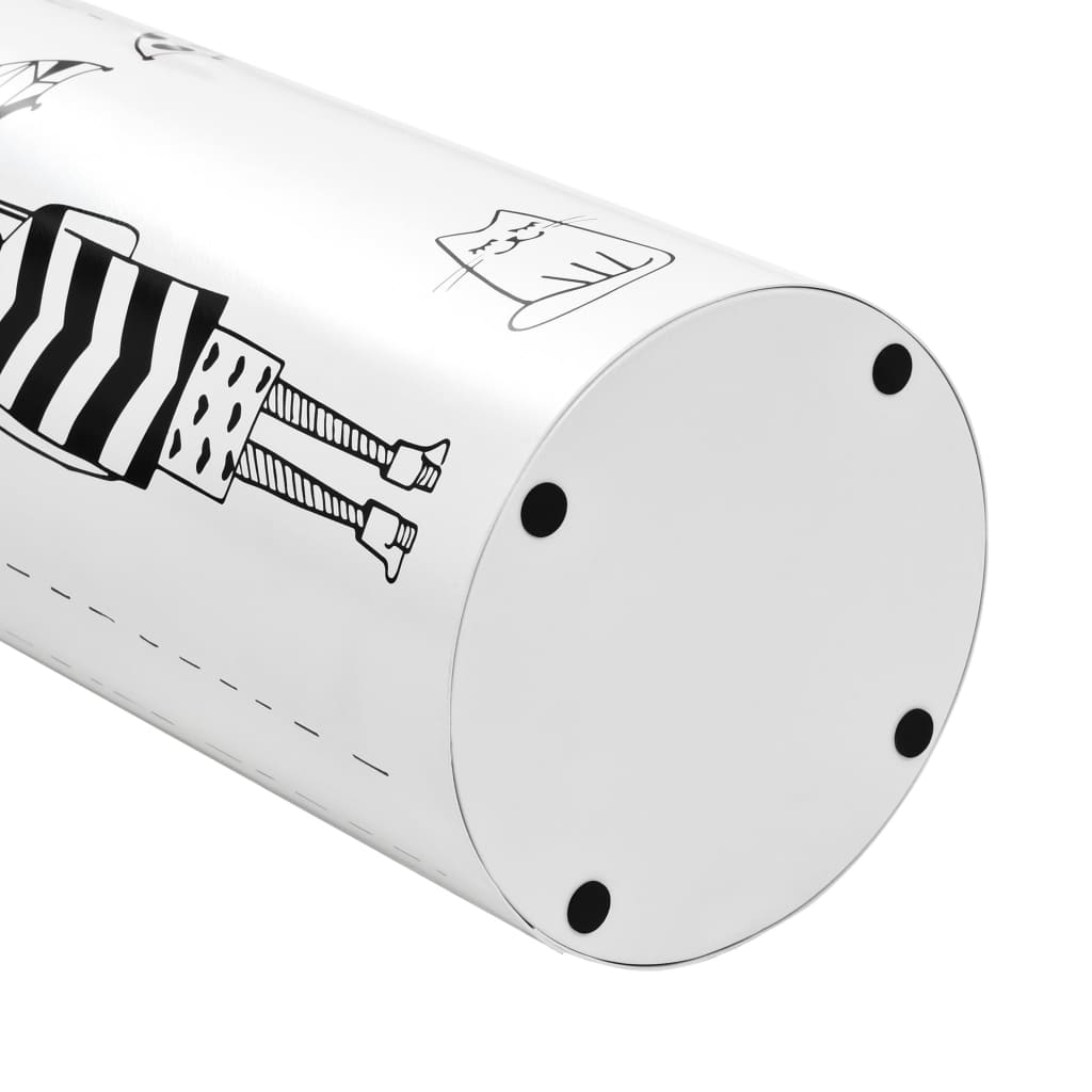 vidaXL Umbrella Stand Vintage Style Metal with Leaves, Umbrellas and Women Designs