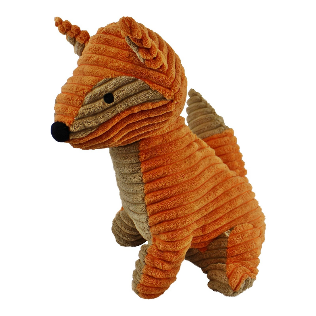 Ribbed Fabric Fox Door Stop