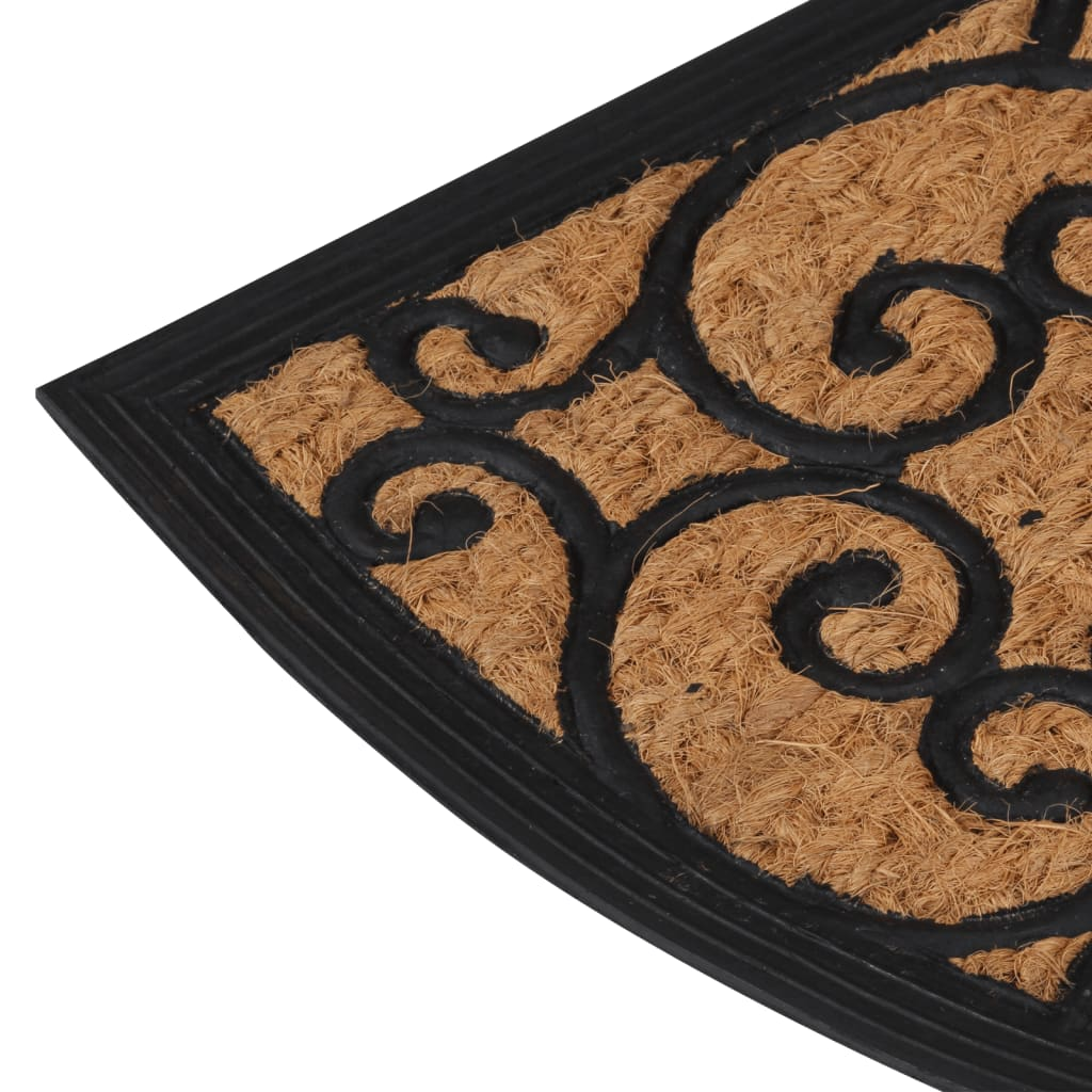 Coir Doormat with Printed Welcome Designs for Home Entrance Door Mats and Rugs