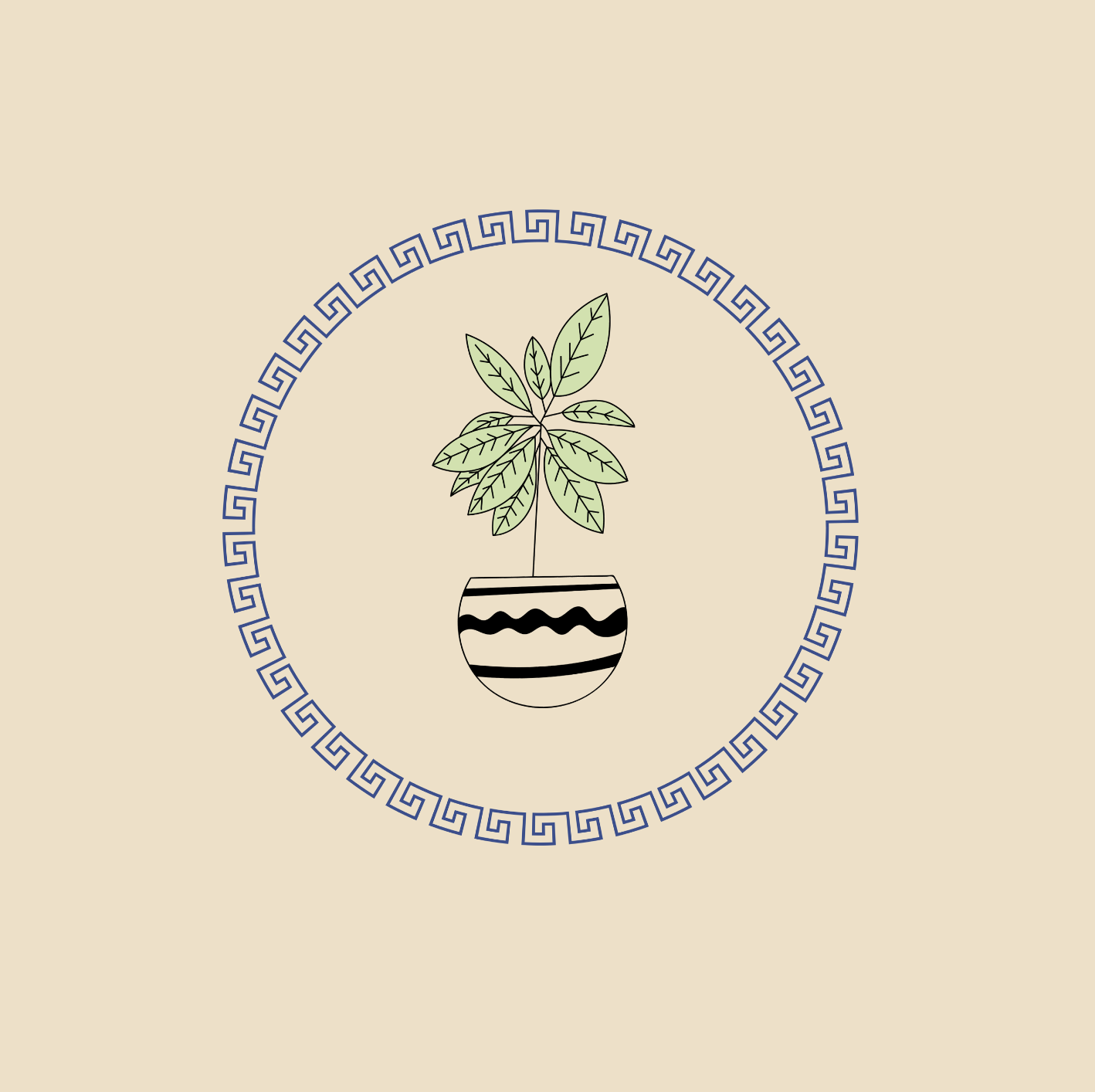 Happy Plant - Organic Cotton Tote Bag