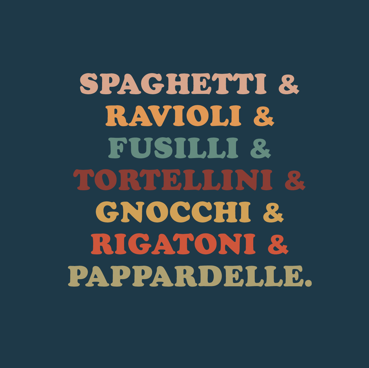 Pasta Life - Organic Cotton Tote Bag