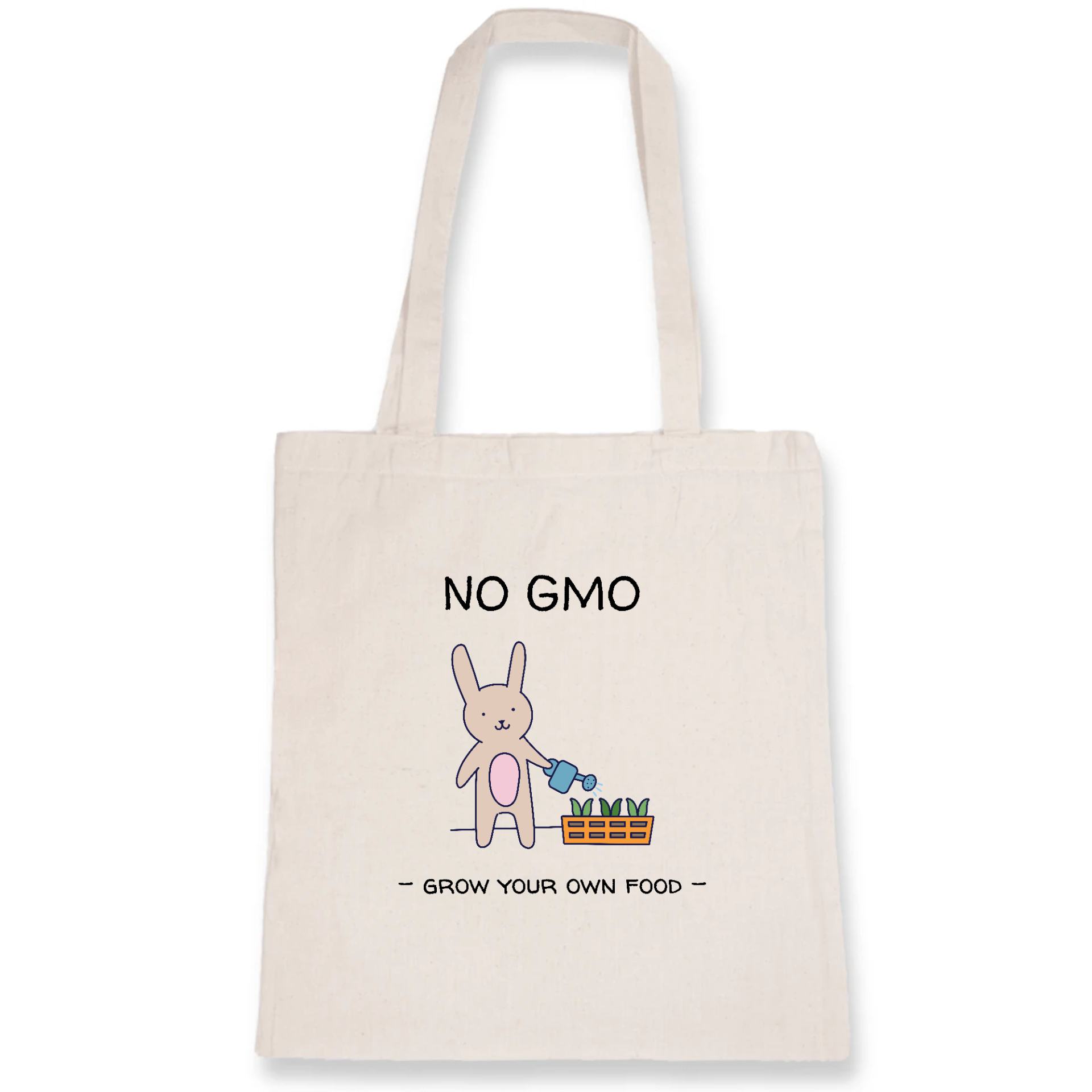 No GMO - Organic Cotton Tote Bag